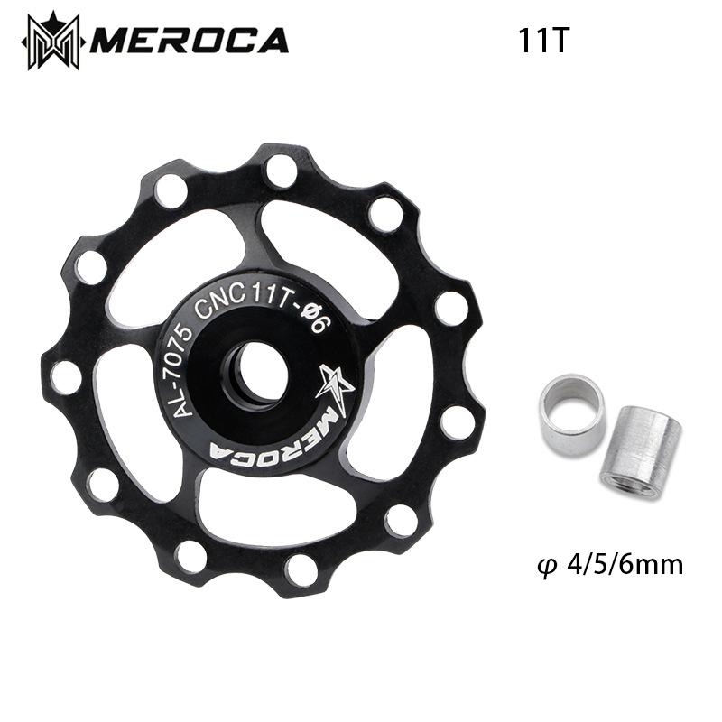 MEROCA 11T 13T MTB Велосипед Задний Переключатель Направляющее Колесо Стальной Подшипник Шкив Алюминиевый Дорожный Велосипед Ролик для Shimano Sram
