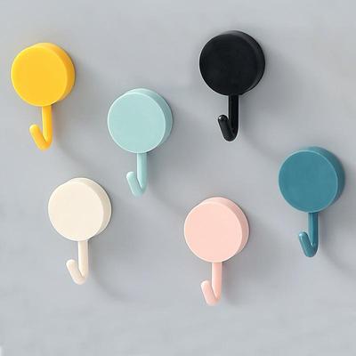 5 шт. Крючки Прочные Самоклеящиеся Настенные Подвесные Крючки Кухонные Креативные Милые Крючки Без следов Без пробивания Отверстий Дверные Крючки для Хранения в Ванной Комнате