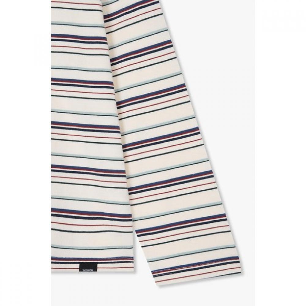 MulTi STripe Long Sleeve T shirT sTudio Tomboy 9176122976