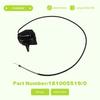 Black ABS Throttle Cable for Mountfield Lawn Mower