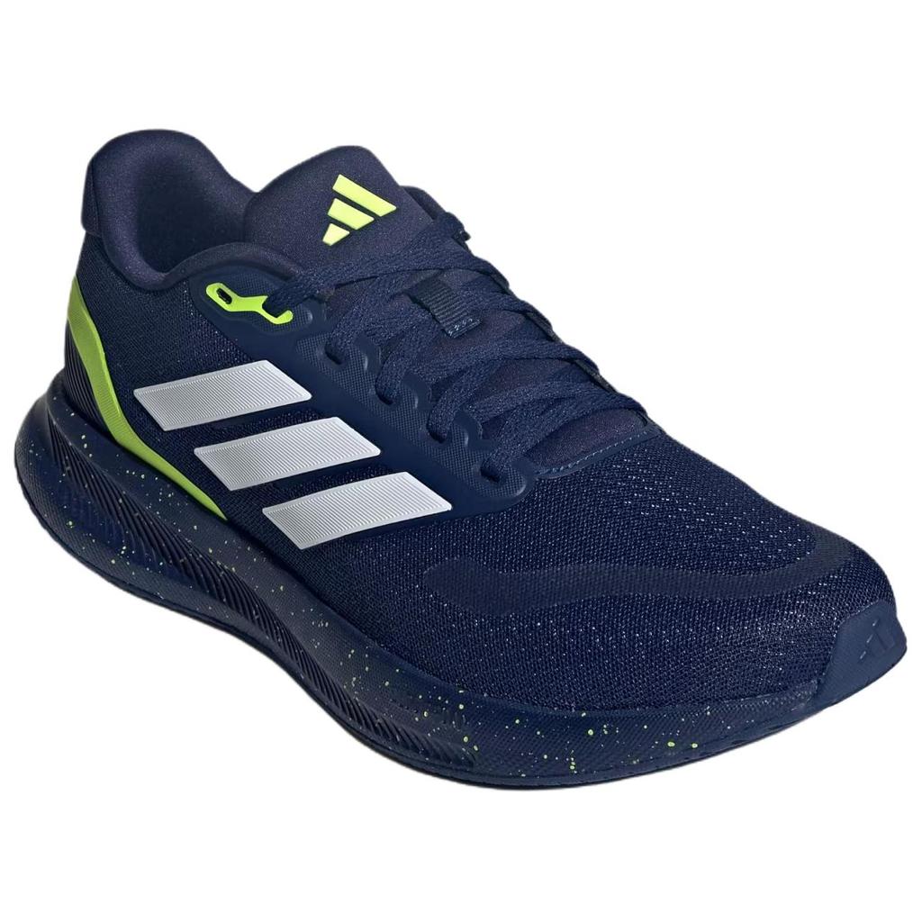 adidas Мужские кроссовки Runfalcon 5 Темно-синий Cloud White Hi-Res Желтый JR5521