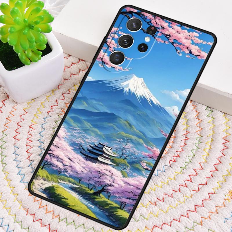 Силиконовый чехол для телефона с изображением горы Фудзи для Samsung Galaxy note 10 pro S26 S25 S24 S23 S22 S21 Plus S25Ultra Чехол