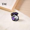Bags Metal Pins Cartoon Raccoon Brooch Pin, Animal Decorative Enamel Badge, Alloy Scarves Lapel Pin for Jackets Backpacks Hats