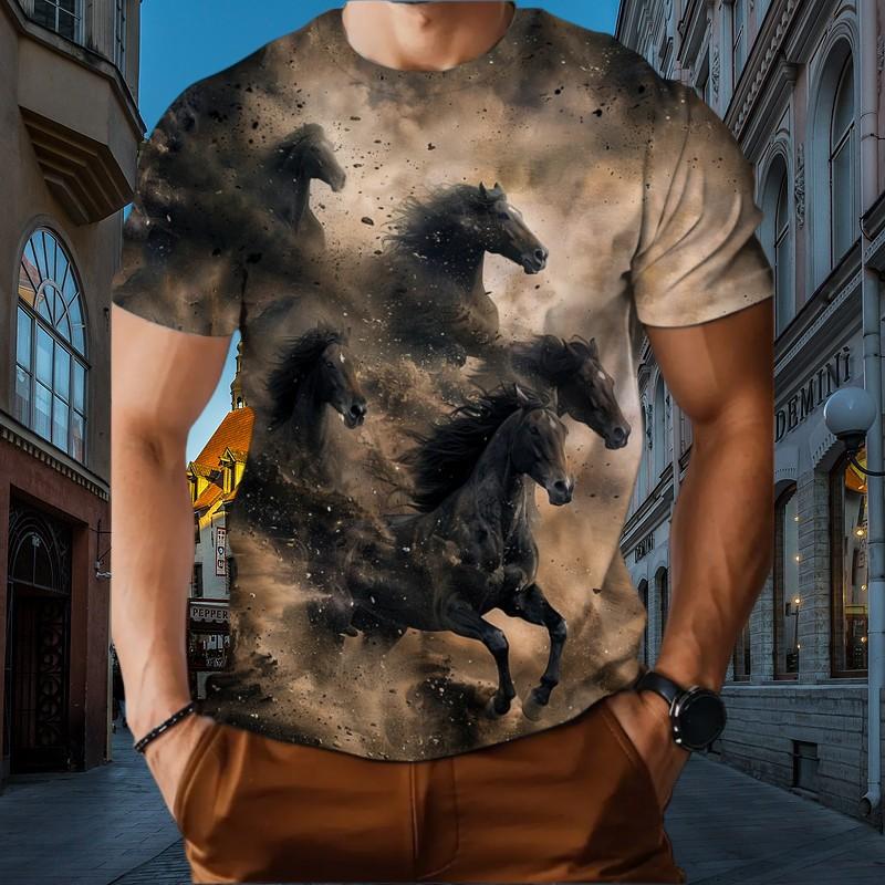 Мужская рубашка с животными, впечатление 3D HD, курта манги, гола-О, блузка повседневного криативного дневника, персонализированная мода, версия, нова