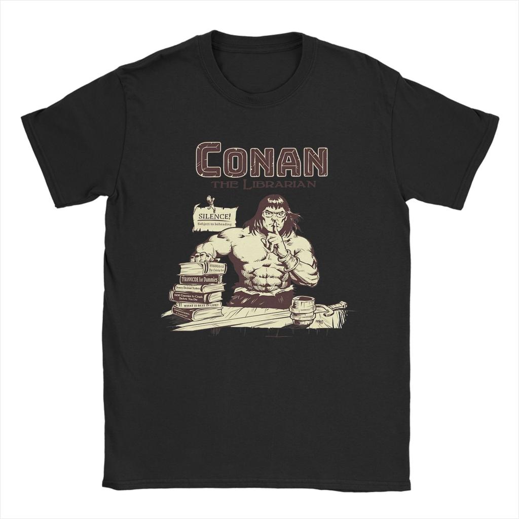 Conan The Barbarian TShirt Summer Cotton TShirts For Unisexs Fashion Loose Tshirt ShortSleeved Y2K Retro Tops