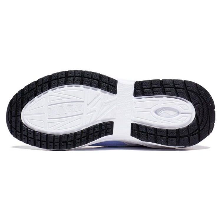 Li Ning 92 Cici Non-Slip Wear-Resistant Low-Top Sports Casual Shoes Women Sneaker White Blue Purple AGCT050-3