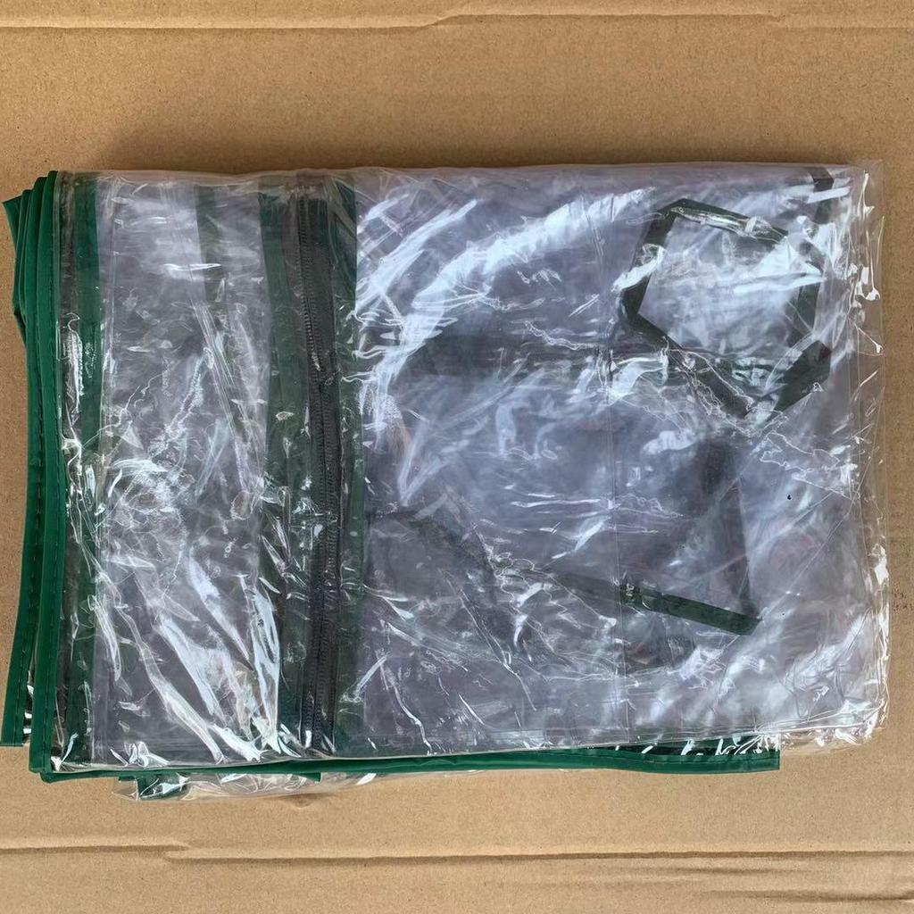 Теплоизоляционная и водонепроницаемая прозрачная крышка из ПЭ/ПВХ для теплицы и цветника (Без рамки)