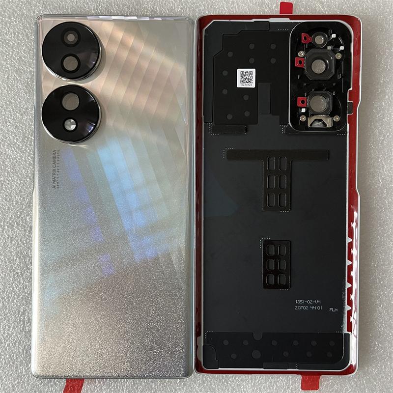 Новая задняя крышка из закаленного стекла для HW Honor 70 5G, задняя крышка, дверной корпус + крышка вспышки + объектив камеры