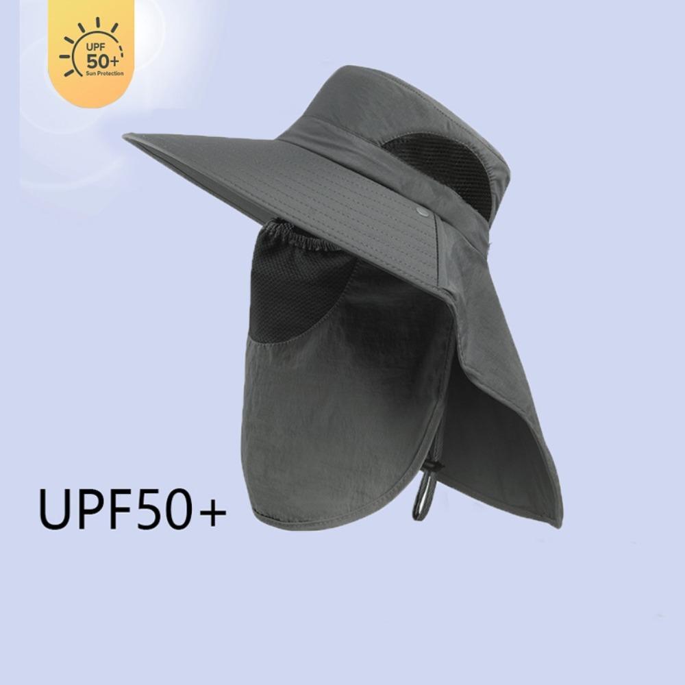 Caps Mask Set Fisherman Hat Sunscreen Sun Hat Durable Bucket Hat Outdoor