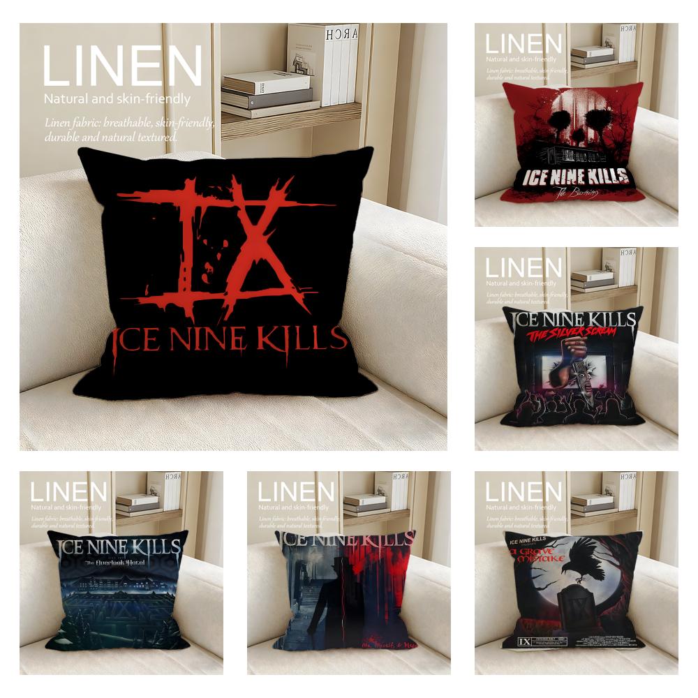 Music Ice Nine Kills Cushion Cover Pillowcase Set Pcs x x Breathable Washable Sofa Cushion Cover