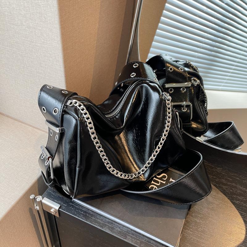 Премиальная женская летняя новая сумка через плечо подмышку простая модная универсальная цепочка кроссбоди сумка-подушка