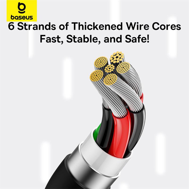 Baseus Кабель для быстрой зарядки данных превосходной серии USB-Type-C 100 Вт для Xiaomi, Huawei P40 P50 pro Mate 40 pro, Honor