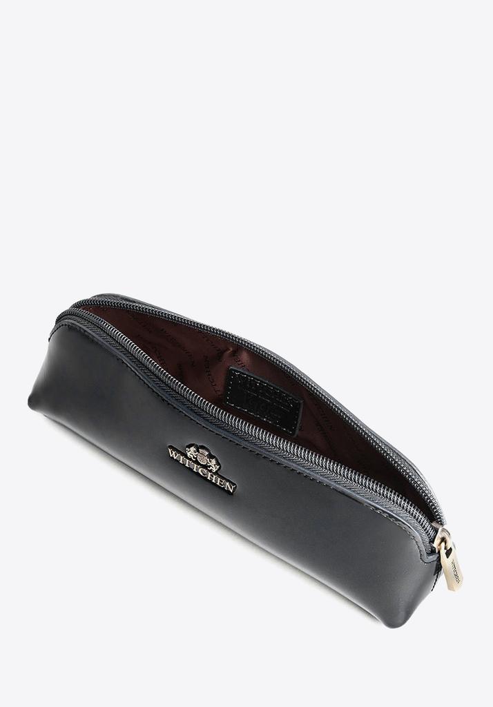 Wittchen Women's Pen Case, Black, Patent Leather