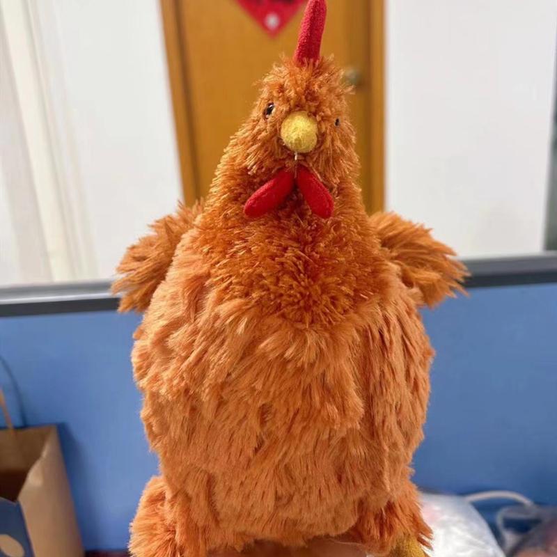 Мультяшная симуляция Jeycat Hen Плюшевая кукла-петух CeileChckn Креативная плюшевая детская подарочная игрушка