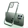 Роскошный прозрачный чехол с покрытием для iPhone 11 12 13 14 Pro Max с квадратной рамкой, силиконовый чехол X XR XS Max 8 7 Plus, прозрачная задняя крышка
