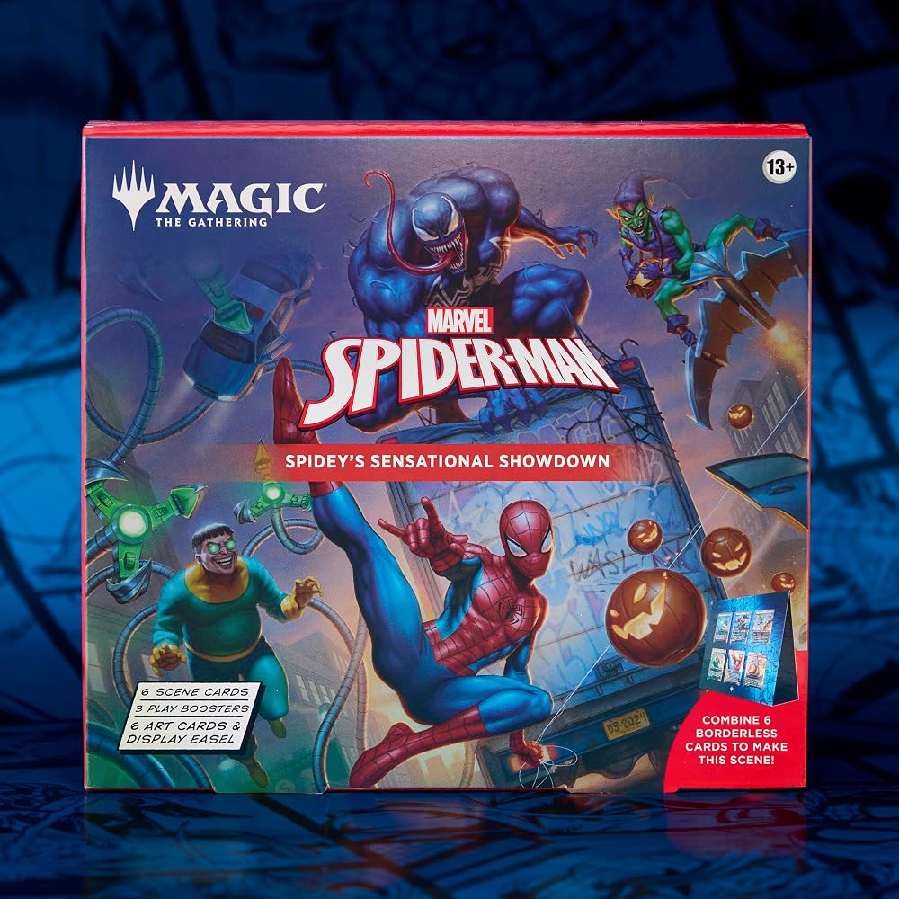 Магия: Сбор Marvel Человек-паук Сценарная Коробка Английский MTG Трека Wizards of the Coast SPM D4531...