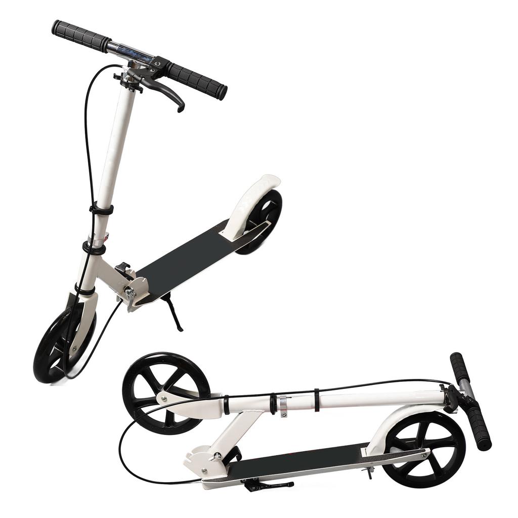 Самокат для подростков и взрослых Портативный складной Самокат с ручным тормозом для помещений и улицы