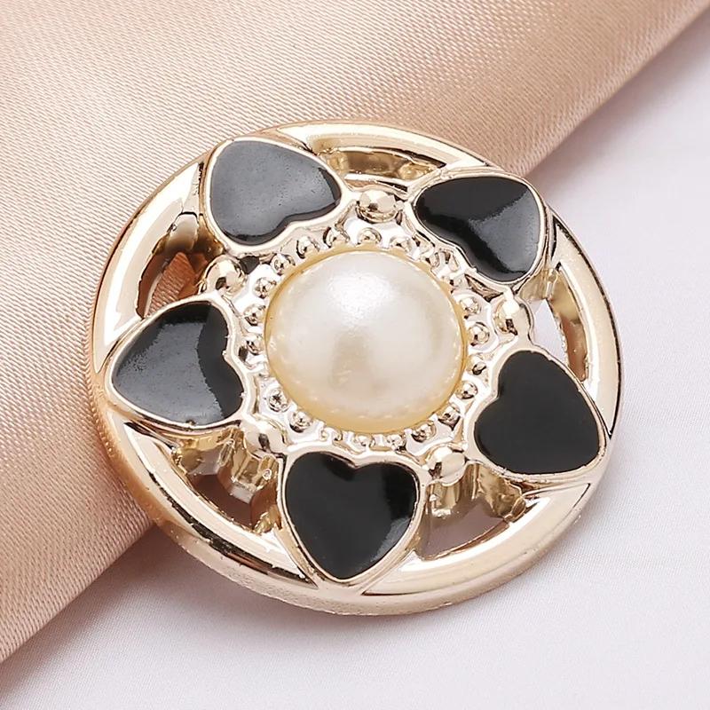 10PCS Gemstone Shank Buttons 11mm Round Metal Glossy Gem Buttons Woman Skirt Coat Buttons Multiple Colors