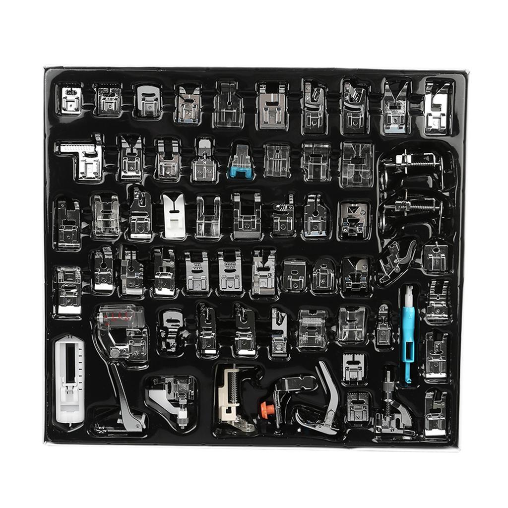 62PCS Household Multifunctional Sewing Machine Parts Press Foot Sew Machine Accessories Kit Set