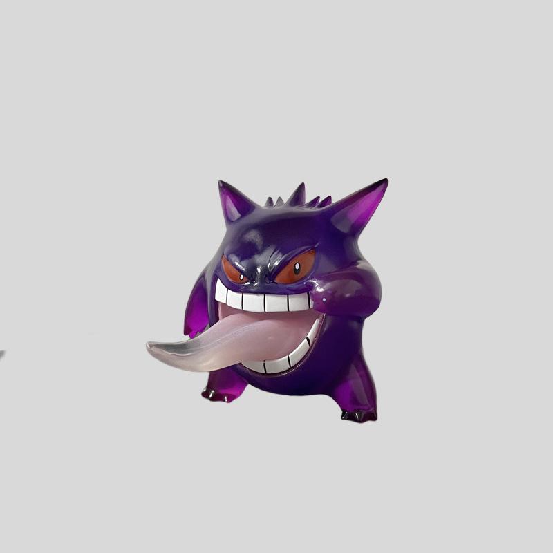Pet Symbiotic Pokémon (GK) figurine, two versions: "Snick the Tongue-Flapping Ghost" and "Anime-style 2D model"