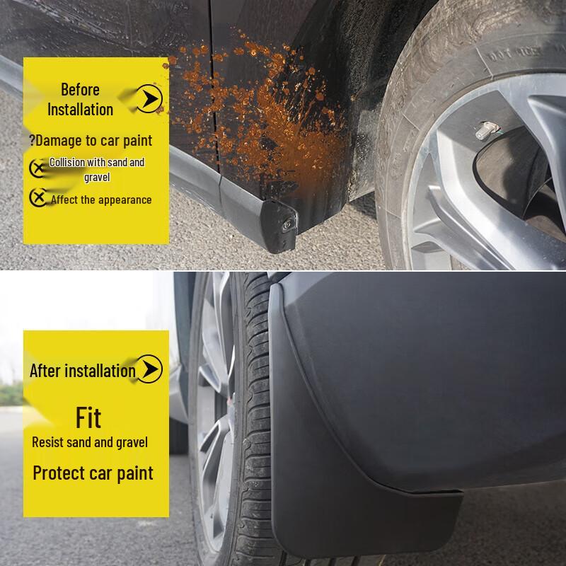 2016 Luxgen S5 Front & Rear Mud Flaps - Custom Car Accessories