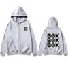 Box Box Box Hodies F1 Tyre Compound V2 Zip Sweatshirts Women's Long Sleeve Top Oversized Zip Hooded Funny Games Clothing Clothes