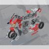 1/12 Assembly Version H2R Alloy Motorcycle Model Diecasts & Toy Metal Sound and Light Toys Car Collectibles Children’s Gifts