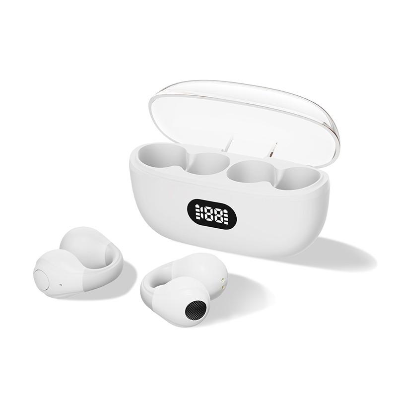 Mini Tws Wireless Bluetooth Earphones Painless Wear Ear Clip Bluetooth Headset Air Conduction Earhook Bluetooth Headphones With Microphone