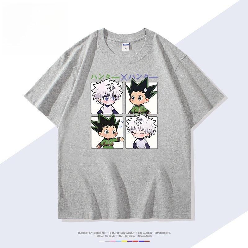 Аниме Hunter X Hunter Футболка с принтом Killua Унисекс и Женская Футболка Унисекс Топ Спортивная Футболка Унисекс Летняя Футболка 2026