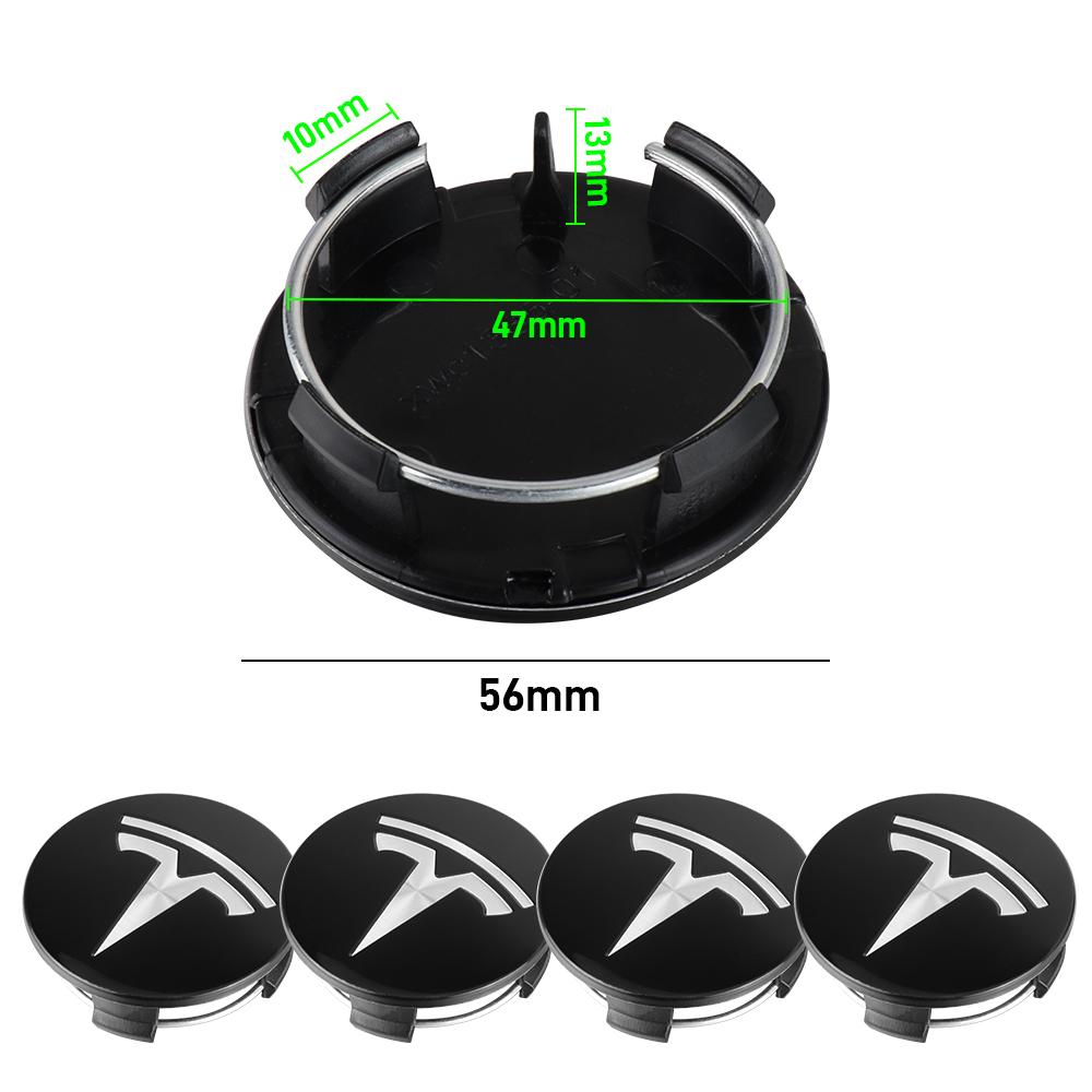 AKZ1 56mm 180mm Car Wheel Center Hub Cap Sticker Logo Cover Accessories For Tesla Model 3 Model Y Model S Model X Cybertruck Coil WYE