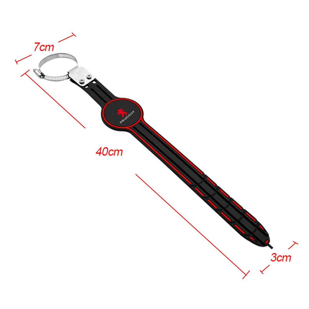 Car Anti-Static Belt Earth Ground Wire Strip emblem Auto Accessories For Peugeot 307 206 308 208 207 107 508 408 2008 3008 valve