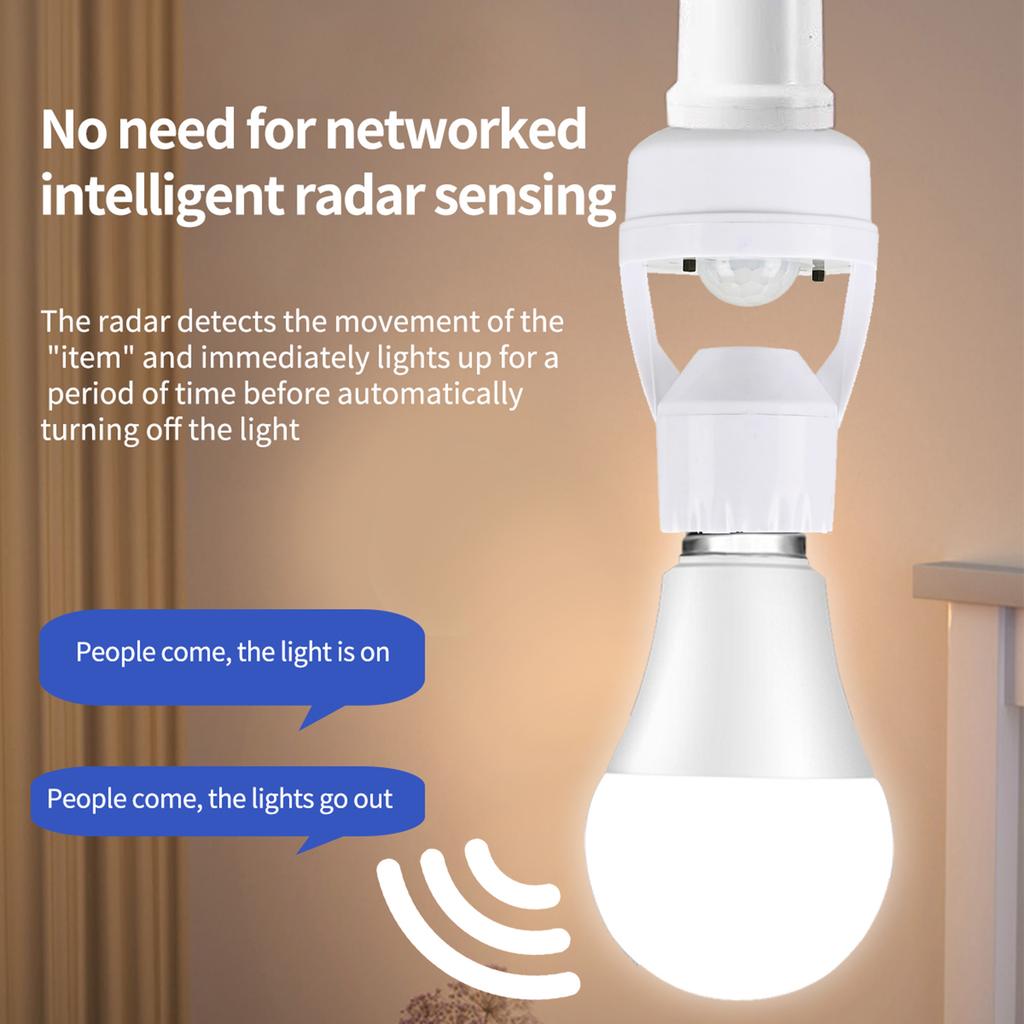 360 градусов датчик движения индукции человека патрон лампы Ac85-265V реле задержки времени E27 держатель гнезда адаптер