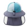 [Miki House] Hat, Logo, UV Protection, Sunshade Cover Included, Plain, Boys, Girls, Baby, Kids, Children's Clothing, Kindergarten, School, Simple,