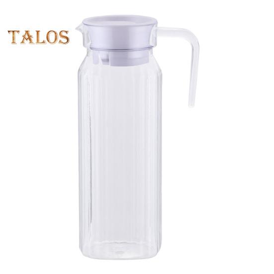 Пластиковые кувшины объемом 1,1 литра с крышкой, кувшин для чистой воды без содержания бисфенола А для холодного чая, лимонада, небьющийся кувшин для напитков, холодильник, кувшин для домашнего офиса