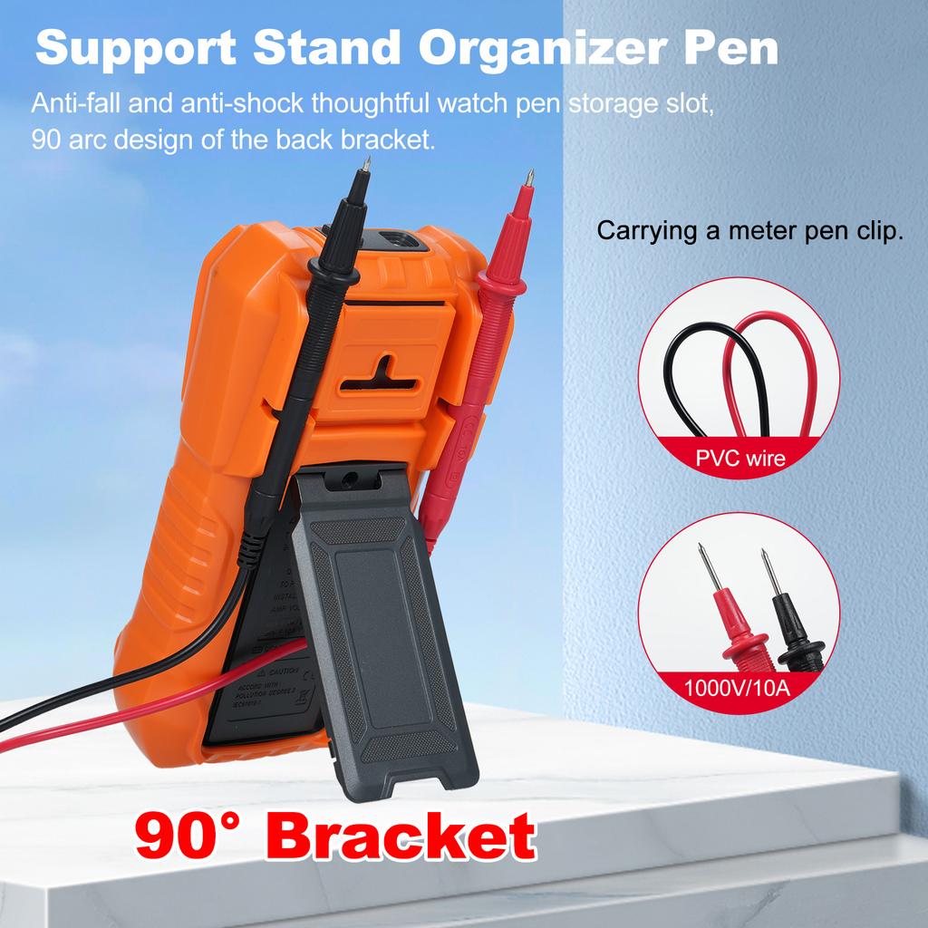 Цифровой мультиметр NJTY T58D 60000 отсчетов Multimetro ACDC измеритель напряжения емкости Professional