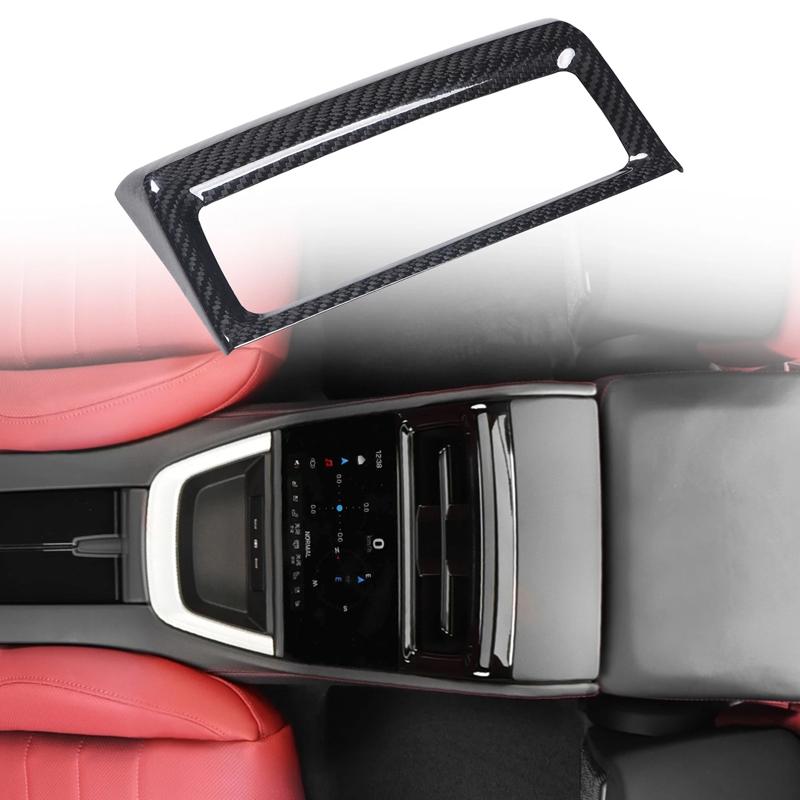 For Porsche Panamera 976 2024-2026+ Real Carbon Fiber Car Rear Air Outlet Frame Cover Decorative Car Interior Accessories