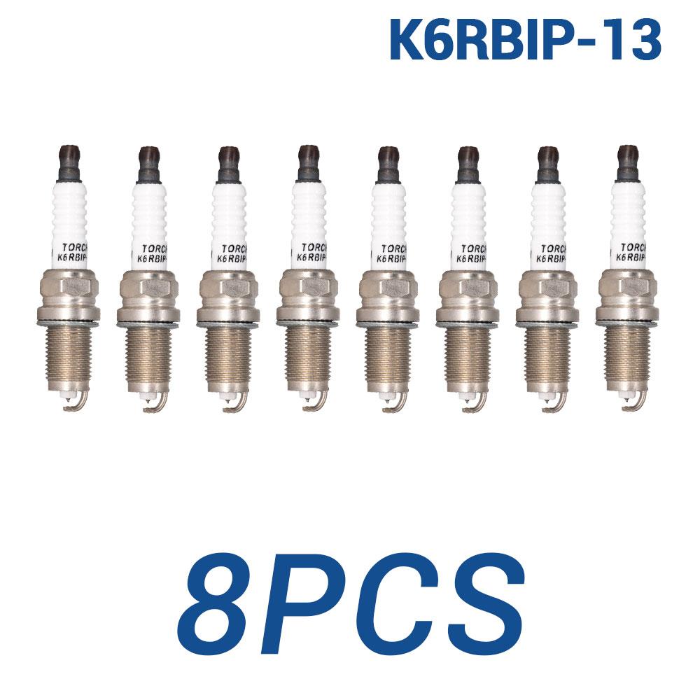 1-8PCS Candles Replace for IZFR6K13 6774 IZFR6K13DN 1310 Denso SKJ20DR-M13 HONDA 9807B-56A7W High Performance TORCH K6RBIP-13