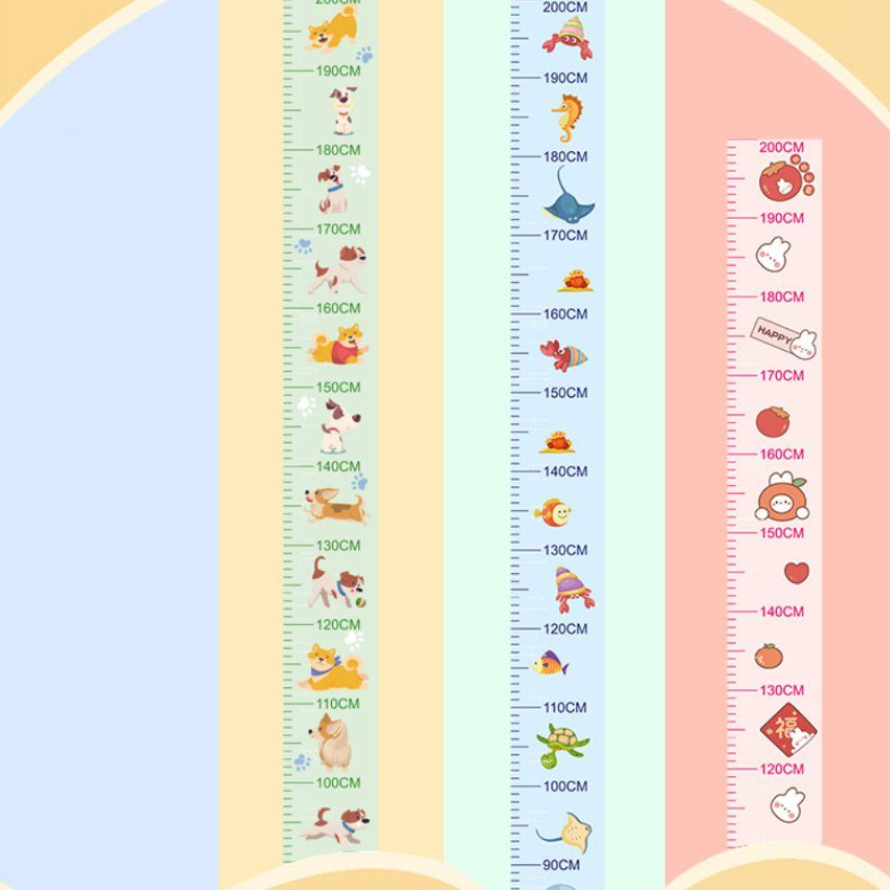 Waterproof Child Growth Chart Self-adhesive Growth Chart Sticker Home Use