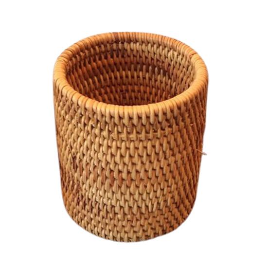 Тканая корзина Коробка для ручек Ножи для ужина Вилки Корзины для хранения Органайзер для посуды