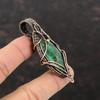 Подвеска из куприта и хризоколлы, подвеска из драгоценного камня, подвеска из медной проволоки, уникальный дизайн ювелирных изделий из меди, подвеска ручной работы из проволоки, ювелирные изделия для подарка