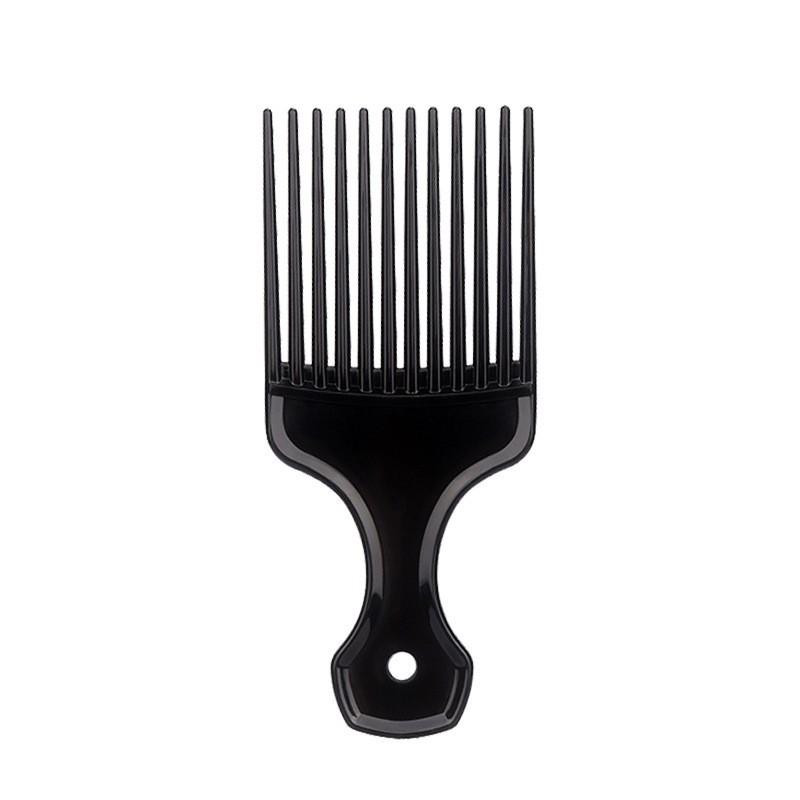 Wide Teeth Brush Pick Comb Fork Hairbrush Insert Hair Pick Comb Plastic Combs for Curly Afro Hair Styling Tools for Women Men