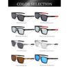 Polarized Square Sunglasses for Men UV400 Protection Lightweight Frame Ideal for Driving, Fishing & Outdoor Sports
