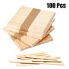 100Pcs/Set Popsicle Sticks Natural Wooden Pop Popsicle Sticks 11.4CM Length Wood Craft Ice Cream Sticks Popsicl Accesorios
