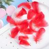 20Pcs57 Big Red Feather Diy Jewelry Accessories Clothing Handicrafts Decorative Materials