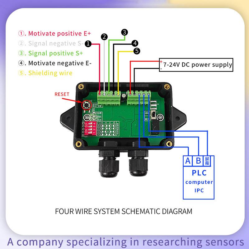 Upgrade Digital Load cell Transducer Weighing Sensor Transmitter Signal Amplifier RS485 Modbus RTU Force Sensor Filter PLC PC