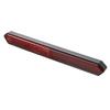 Daytona Motorcycle Reflector Vehicle Inspection Compatible Rear Part Universal Reflector Slim Pointed Red Double-Sided Tape Affixed Flat Red 4850