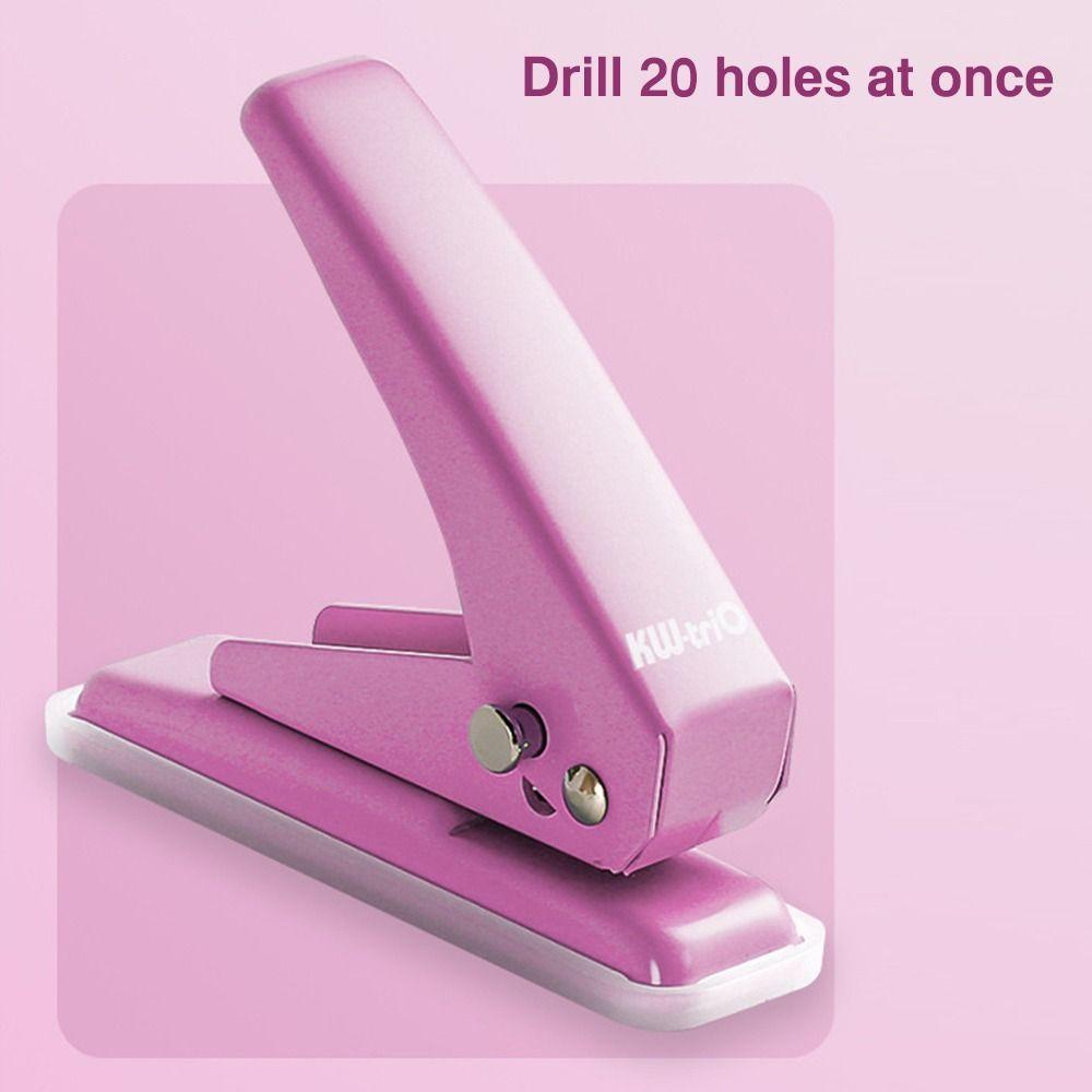 DIY Round Hole Puncher Single Hole Disc Ring Binding Cutter Creative Hole Puncher  Stationery