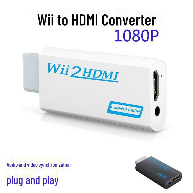 Конвертер Wii в HDMI HD для игровой консоли Nintendo Wii, 1080P