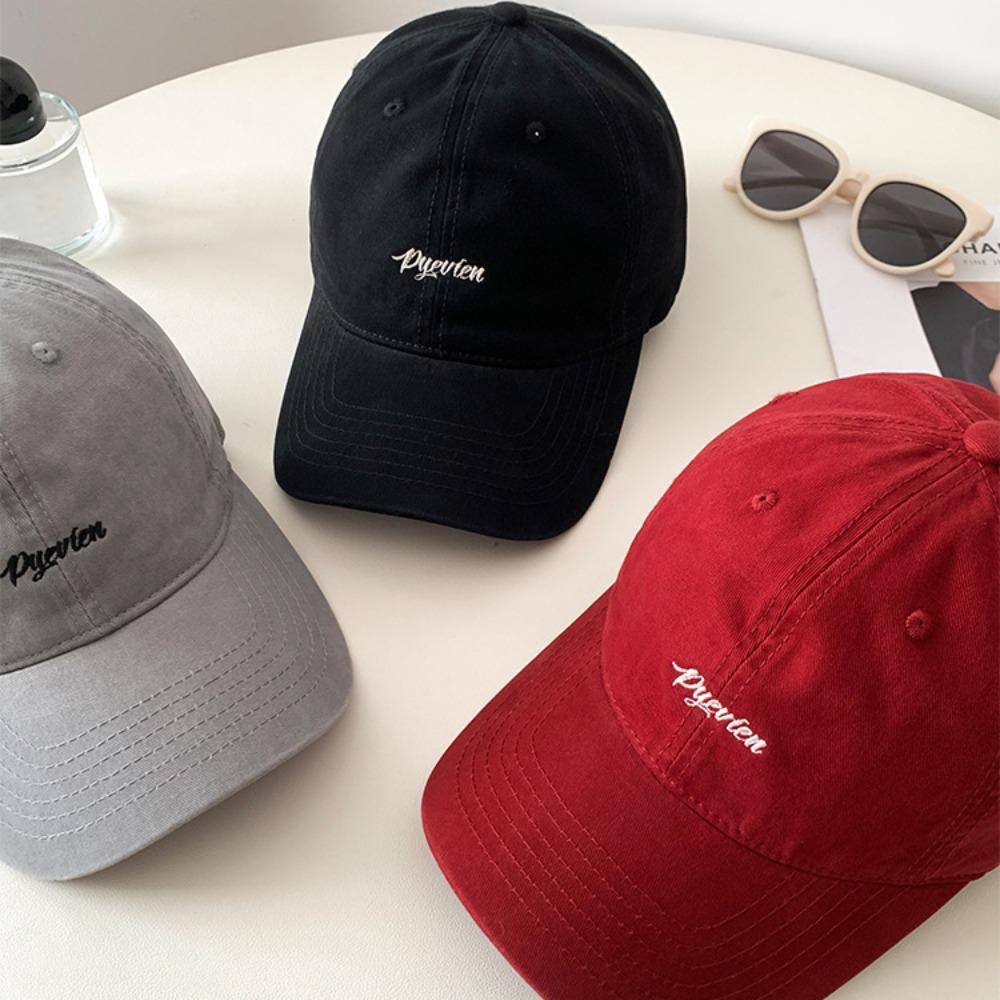 Sunscreen Baseball Cap Hip-hop Cotton Hat Fashion Embroidered Letter Cap  Streetwear