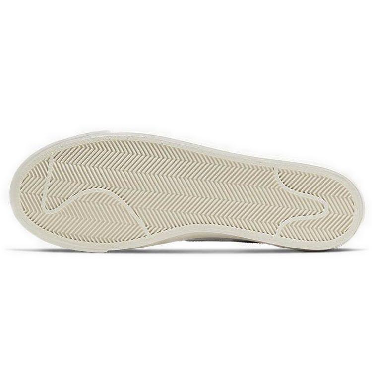 Nike Кроссовки Blazer Low Кожаные Бело-Черные CI6377-101